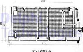 Delphi TSP0225354 - Kondensators, Gaisa kond. sistēma www.autospares.lv