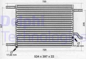 Delphi TSP0225231 - Kondensators, Gaisa kond. sistēma www.autospares.lv