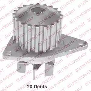 Delphi WP1773 - Water Pump www.autospares.lv