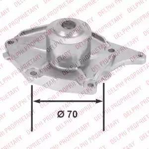 Delphi WP2450 - Water Pump www.autospares.lv