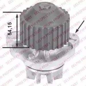 Delphi WP2502 - Water Pump www.autospares.lv