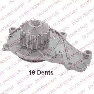 Delphi WP2534 - Водяной насос www.autospares.lv