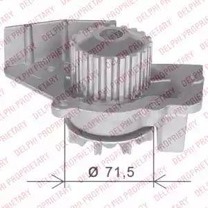 Delphi WP2395 - Water Pump www.autospares.lv