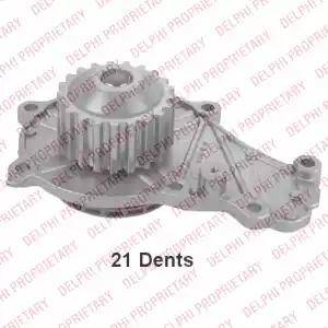 Delphi WP2388 - Ūdenssūknis www.autospares.lv