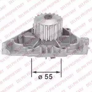 Delphi WP2376 - Водяной насос www.autospares.lv