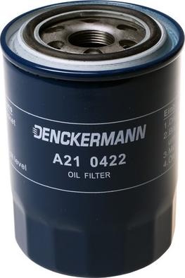 Denckermann A210422 - Eļļas filtrs autospares.lv