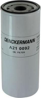 Denckermann A210092 - Eļļas filtrs www.autospares.lv