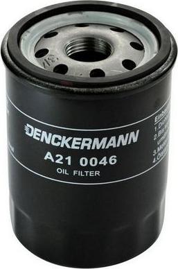 Denckermann A210046 - Eļļas filtrs autospares.lv