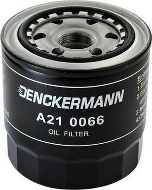 Denckermann A210066 - Eļļas filtrs autospares.lv