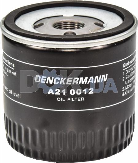 Denckermann A210012-S - Oil Filter www.autospares.lv