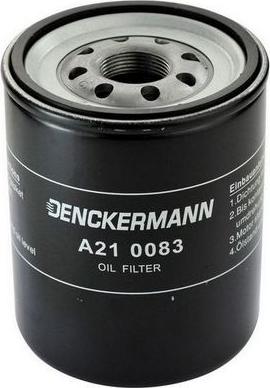 Denckermann A210083 - Eļļas filtrs autospares.lv