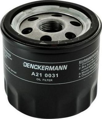 Denckermann A210031 - Eļļas filtrs www.autospares.lv