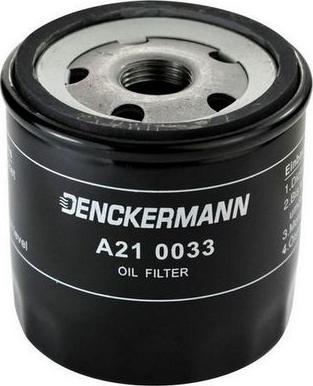 Denckermann A210033 - Eļļas filtrs autospares.lv