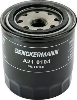 Denckermann A210104 - Масляный фильтр www.autospares.lv