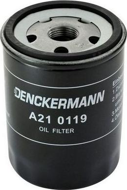 Denckermann A210119 - Масляный фильтр www.autospares.lv