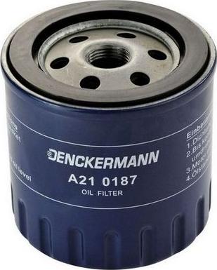 Denckermann A210187 - Eļļas filtrs autospares.lv