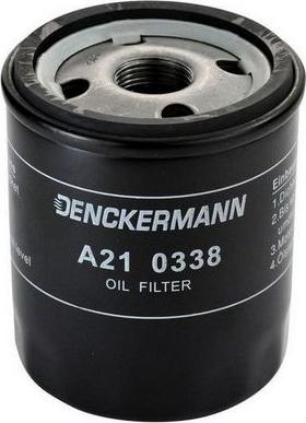 Denckermann A210338 - Eļļas filtrs www.autospares.lv