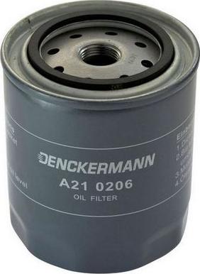 Denckermann A210206 - Oil Filter www.autospares.lv