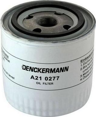 Denckermann A210277 - Eļļas filtrs autospares.lv