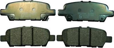 Denckermann B110998 - Brake Pad Set, disc brake www.autospares.lv