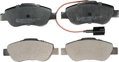 Denckermann B110961 - Brake Pad Set, disc brake www.autospares.lv