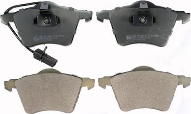 Denckermann B110903 - Brake Pad Set, disc brake www.autospares.lv