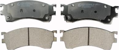 Denckermann B110913 - Brake Pad Set, disc brake www.autospares.lv