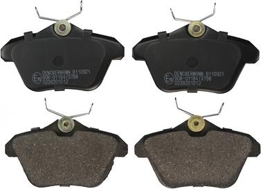 Denckermann B110921 - Brake Pad Set, disc brake www.autospares.lv