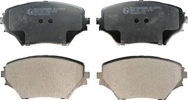 Denckermann B110979 - Brake Pad Set, disc brake www.autospares.lv