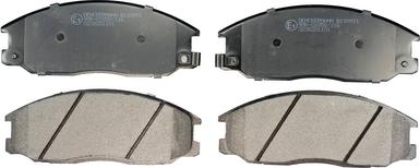 Denckermann B110971 - Brake Pad Set, disc brake www.autospares.lv