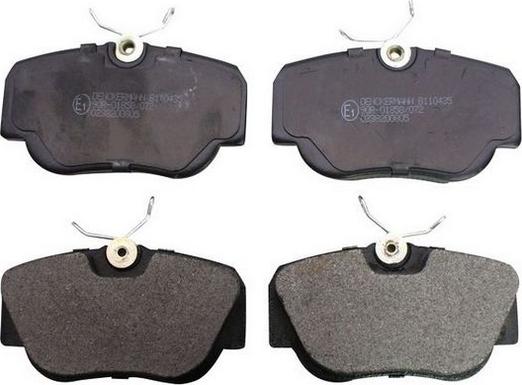 Denckermann B110435 - Brake Pad Set, disc brake www.autospares.lv