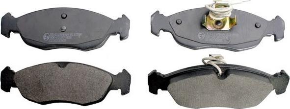 Denckermann B110598 - Brake Pad Set, disc brake www.autospares.lv