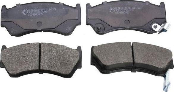 Denckermann B110524 - Brake Pad Set, disc brake www.autospares.lv