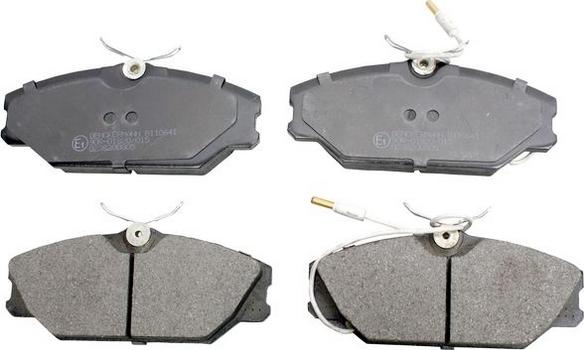 Denckermann B110641 - Brake Pad Set, disc brake www.autospares.lv