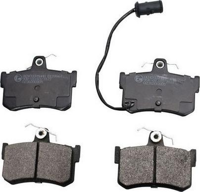 Denckermann B110667 - Brake Pad Set, disc brake www.autospares.lv