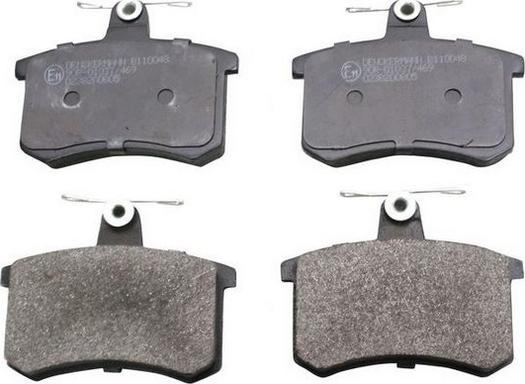 Denckermann B110048 - Brake Pad Set, disc brake www.autospares.lv