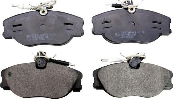 Denckermann B110112 - Brake Pad Set, disc brake www.autospares.lv