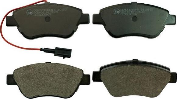 Denckermann B110185 - Brake Pad Set, disc brake www.autospares.lv