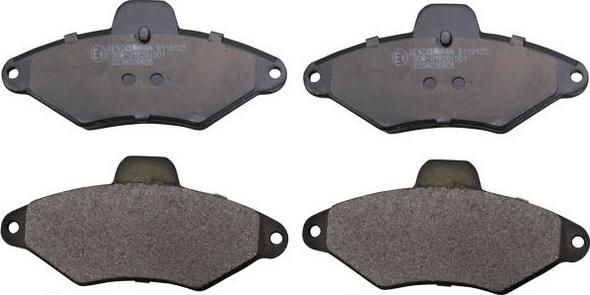 Denckermann B110125 - Brake Pad Set, disc brake www.autospares.lv