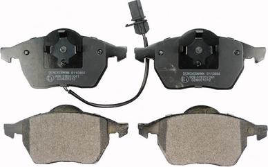 Denckermann B110864 - Brake Pad Set, disc brake www.autospares.lv