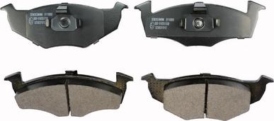 Denckermann B110866 - Brake Pad Set, disc brake www.autospares.lv