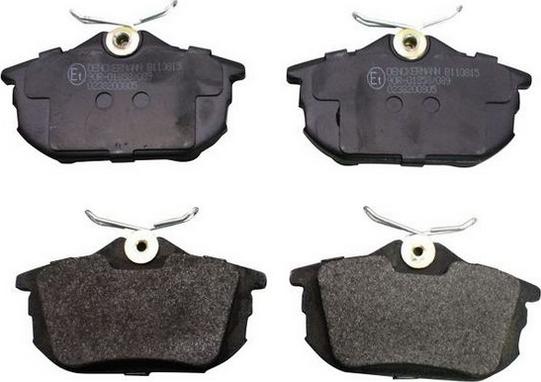 Denckermann B110815 - Brake Pad Set, disc brake www.autospares.lv