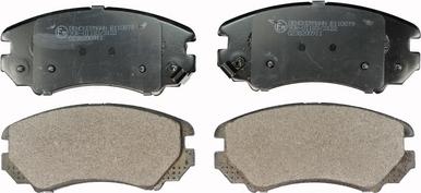 Denckermann B110879 - Brake Pad Set, disc brake www.autospares.lv