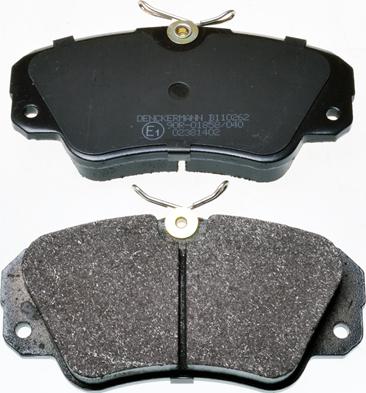 Denckermann B110262 - Brake Pad Set, disc brake www.autospares.lv