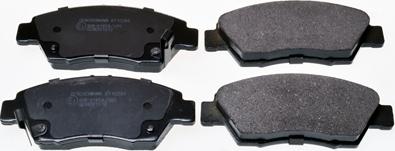 Denckermann B110284 - Brake Pad Set, disc brake www.autospares.lv