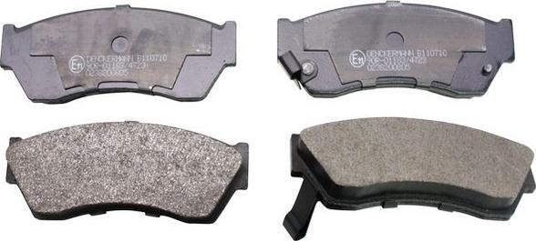 Denckermann B110710 - Brake Pad Set, disc brake www.autospares.lv