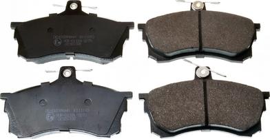 Denckermann B111093 - Brake Pad Set, disc brake www.autospares.lv