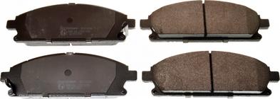 Denckermann B111066 - Brake Pad Set, disc brake www.autospares.lv