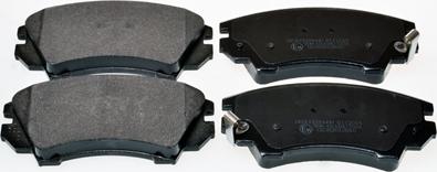 Denckermann B111014 - Brake Pad Set, disc brake www.autospares.lv