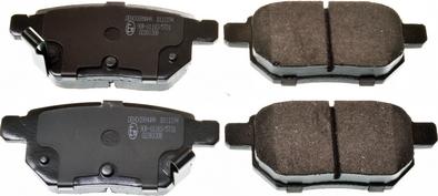 Denckermann B111194 - Brake Pad Set, disc brake www.autospares.lv